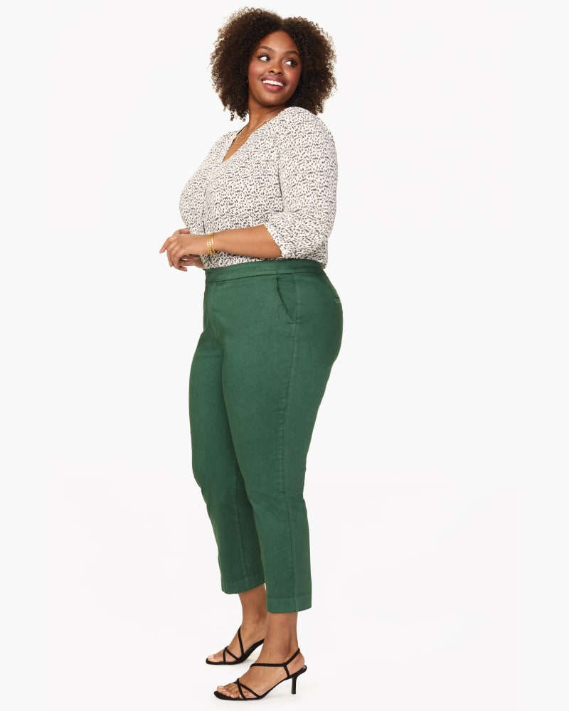 Plus size model wearing Everyday Trousers by NYDJ | Dia&Co | dia_product_style_image_id:166335